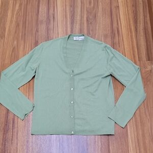 TSE Green Women's Cardigan Sweater